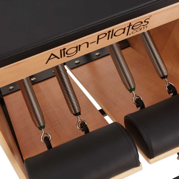 Align-Pilates combo chair springs in green and black