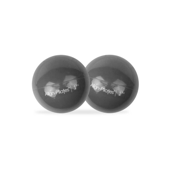 Pair of 1kg Pilates soft weights