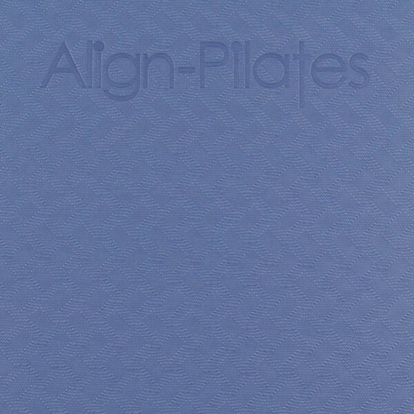 Align-Pilates reformer anti slip pads blue/grey front logo