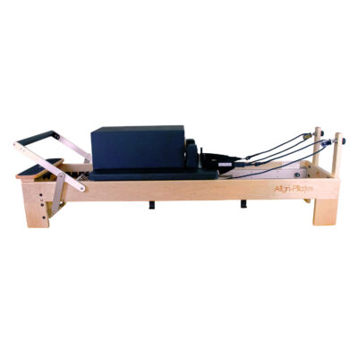 Wooden Pilates Reformer with sitting box