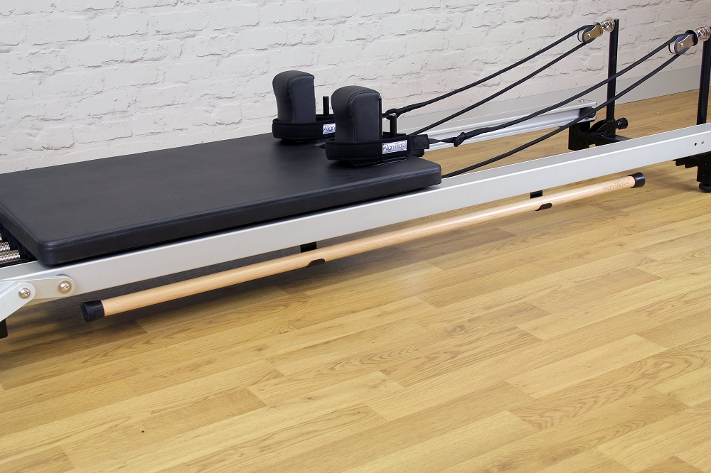 Wide View of Reformer with Gondola Pole attached to hooks on side