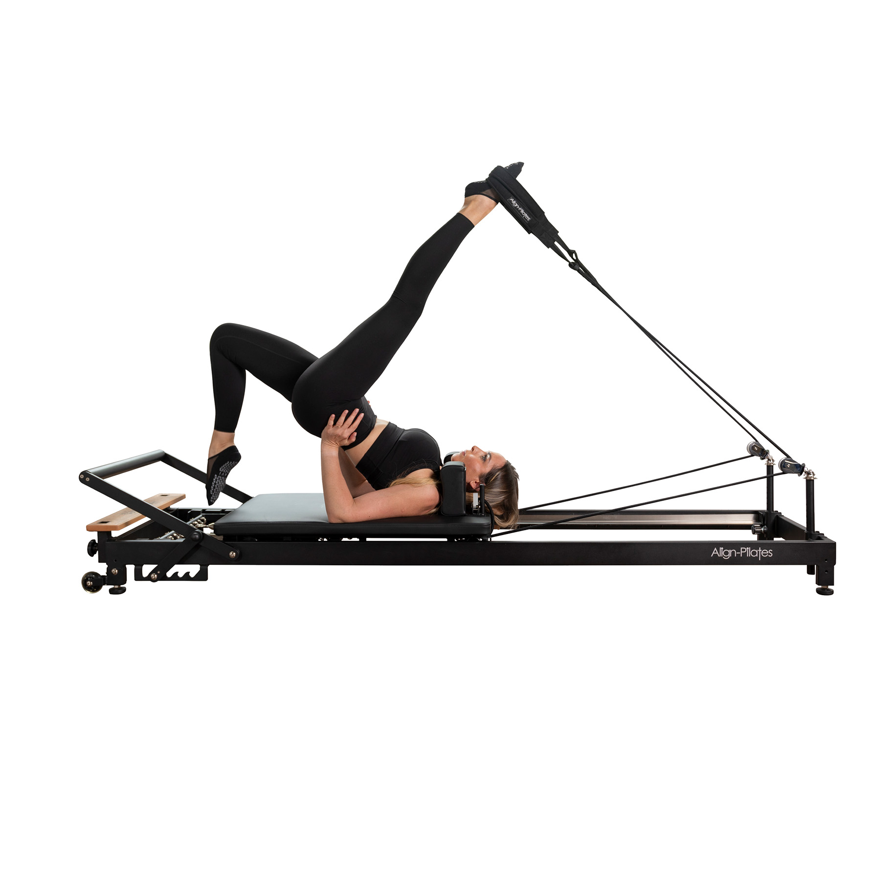 R8Pro Pilates Reformer in Black AlignPilates
