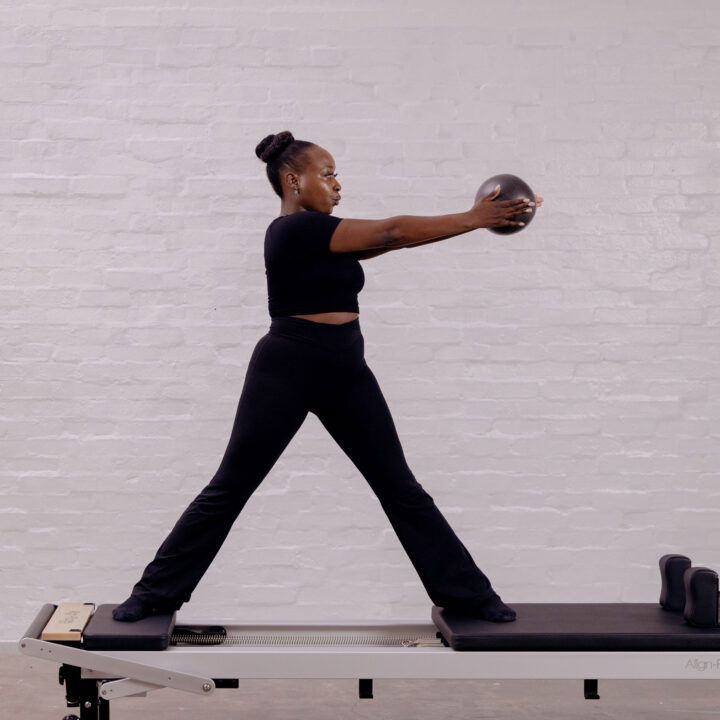 Align-Pilates Exer-soft black Pilates ball