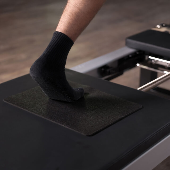 pilates reformer carriage mat black